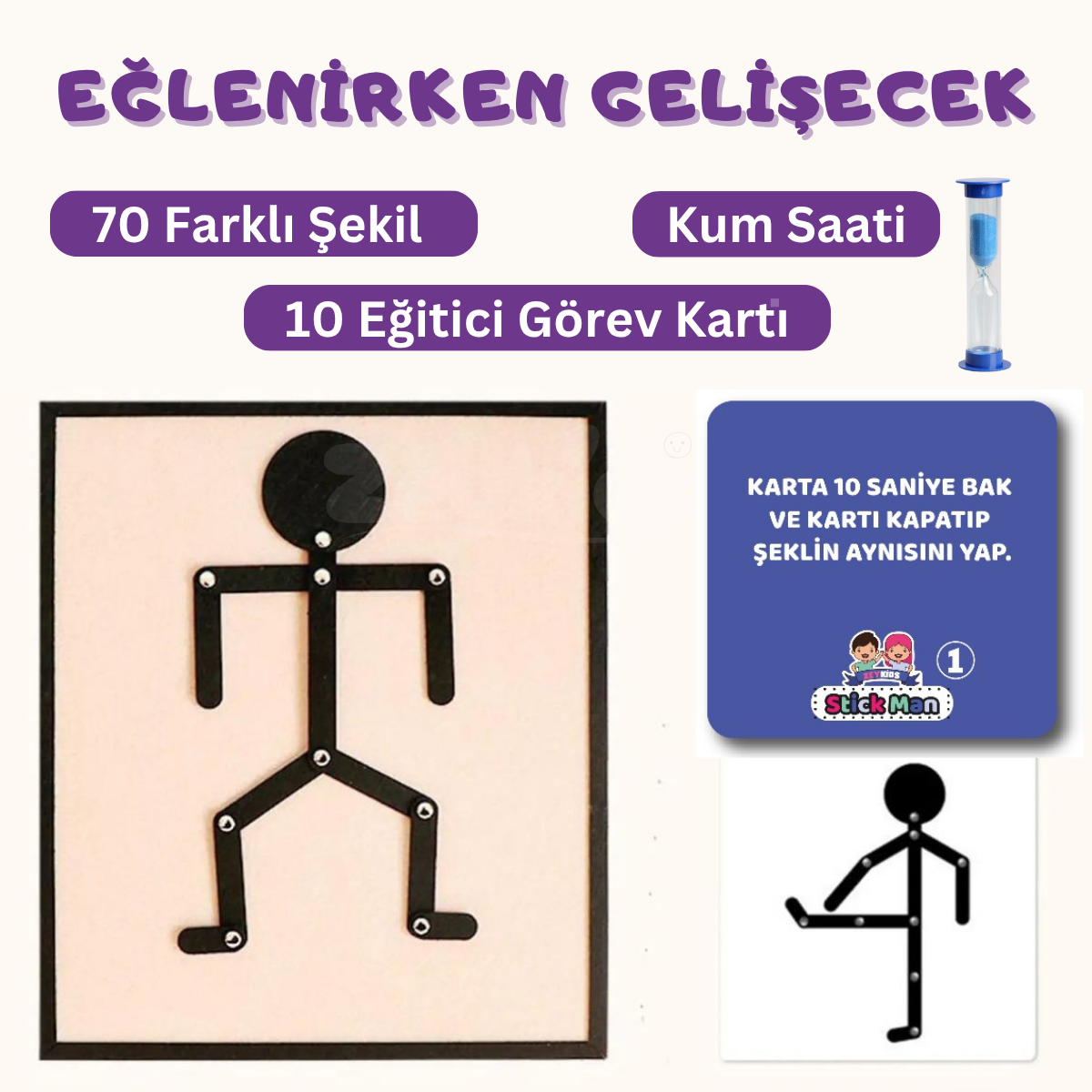 Stickman Eğitici Hafıza Oyunu