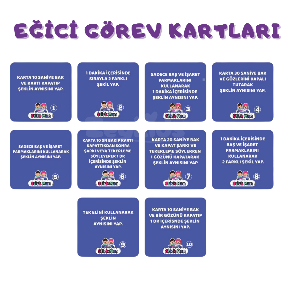 Stickman Eğitici Hafıza Oyunu